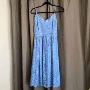 BLUE LACE DRESS
